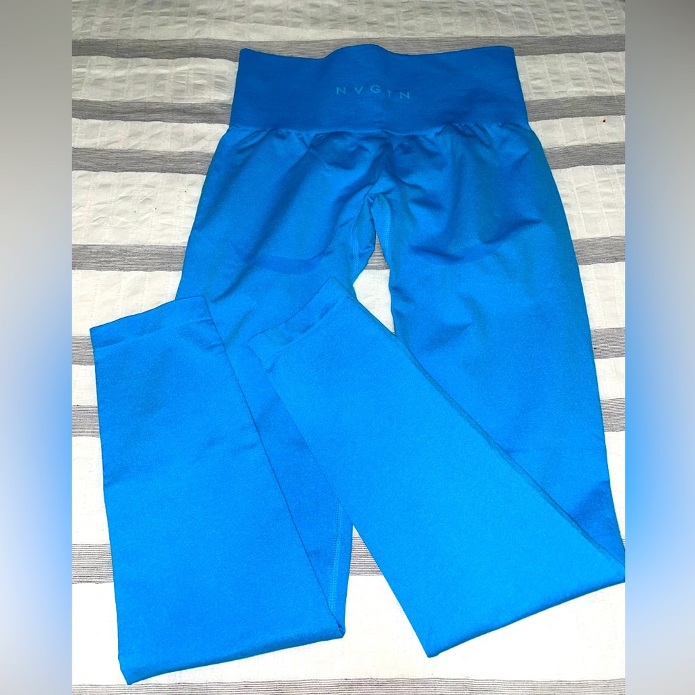 NVGT curve Leggings Size S Caribbean blue